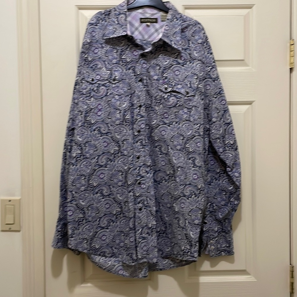 Stetson men’s paisley shirt (sz 2xl)